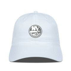 New York Islanders Levelwear Matrix Slate & Snow Unstructured Adjustable Hat - White Hats