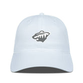 Minnesota Wild Levelwear Matrix Slate & Snow Unstructured Adjustable Hat - White Hats