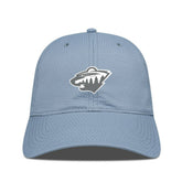 Minnesota Wild Levelwear Matrix Slate & Snow Unstructured Adjustable Hat - Blue Hats