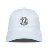 Tampa Bay Lightning Levelwear Matrix Slate & Snow Unstructured Adjustable Hat - White Hats