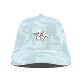 Nashville Predators Levelwear Clash Slate & Snow Meshback Flex Hat - Camo Hats