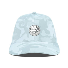 New York Islanders Levelwear Clash Slate & Snow Meshback Flex Hat - Camo Hats