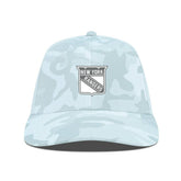 New York Rangers Levelwear Clash Slate & Snow Meshback Flex Hat - Camo Hats
