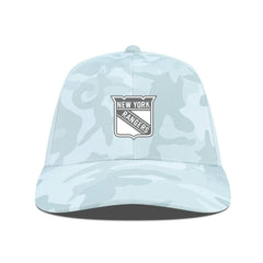 New York Rangers Levelwear Clash Slate & Snow Meshback Flex Hat - Camo Hats