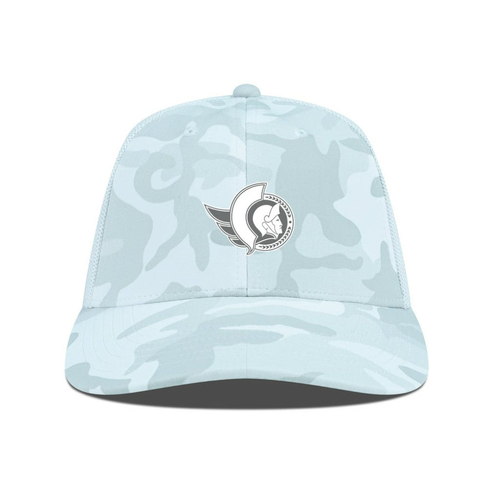 Ottawa Senators Levelwear Clash Slate & Snow Meshback Flex Hat - Camo Hats
