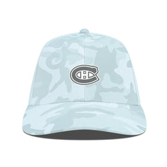 Montreal Canadiens Levelwear Clash Slate & Snow Meshback Flex Hat - Camo Hats