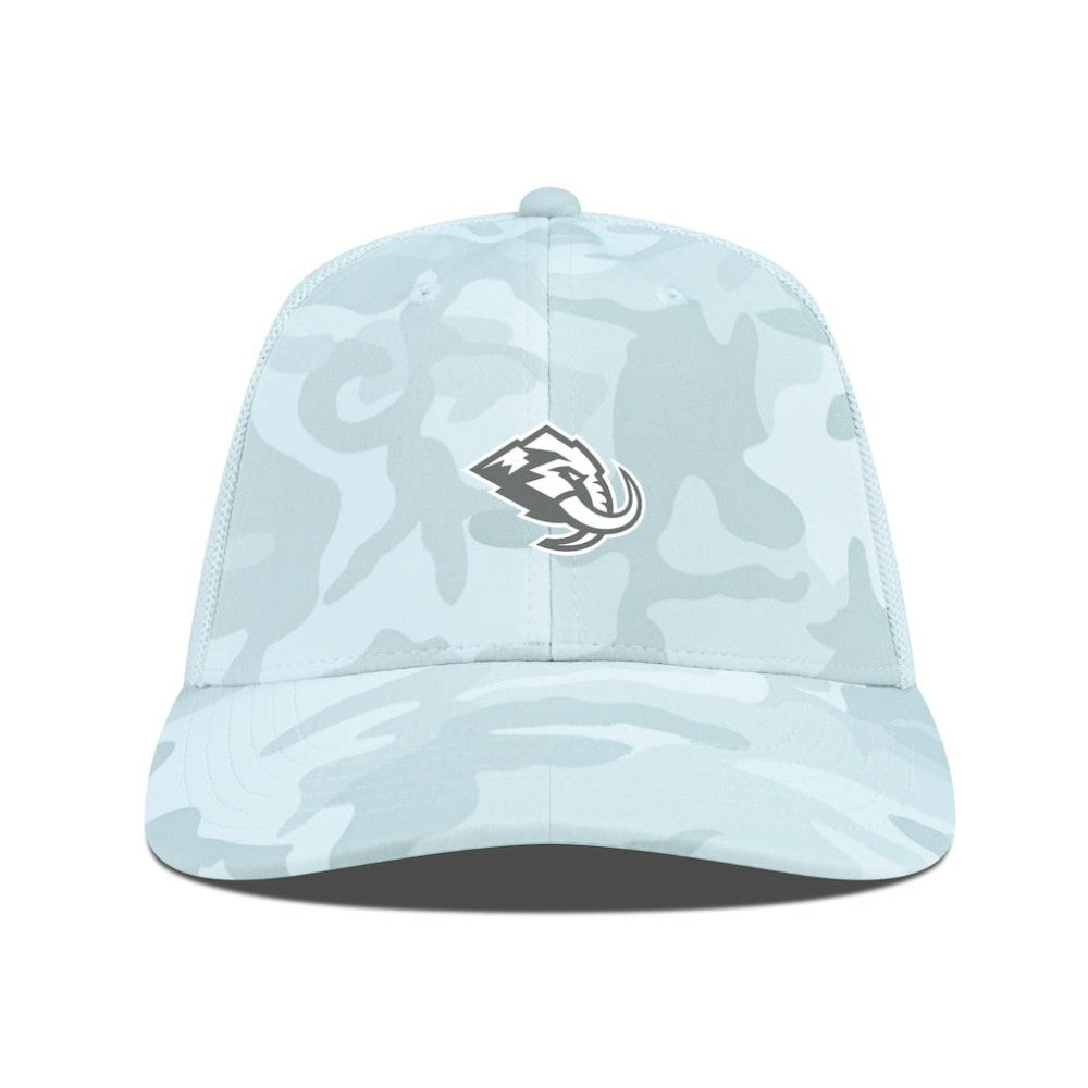Utah Mammoth Levelwear Clash Slate & Snow Meshback Flex Hat - Camo Hats