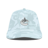 Vancouver Canucks Levelwear Clash Slate & Snow Meshback Flex Hat - Camo Hats