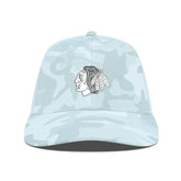 Chicago Blackhawks Levelwear Clash Slate & Snow Meshback Flex Hat - Camo Hats