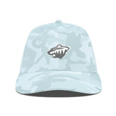 Minnesota Wild Levelwear Clash Slate & Snow Meshback Flex Hat - Camo Hats
