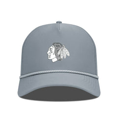 Chicago Blackhawks Levelwear Gordon Slate & Snow Rope Adjustable Hat - Gray Hats