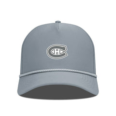 Montreal Canadiens Levelwear Gordon Slate & Snow Rope Adjustable Hat - Gray Hats