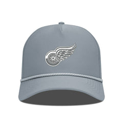 Detroit Red Wings Levelwear Gordon Slate & Snow Rope Adjustable Hat - Gray Hats