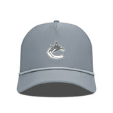 Vancouver Canucks Levelwear Gordon Slate & Snow Rope Adjustable Hat - Gray Hats