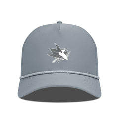San Jose Sharks Levelwear Gordon Slate & Snow Rope Adjustable Hat - Gray Hats