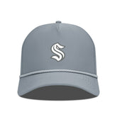 Seattle Kraken Levelwear Gordon Slate & Snow Rope Adjustable Hat - Gray Hats
