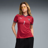 Cristiano Ronaldo Portugal National Team Women's 2026 Home Replica Jersey for sale - Red