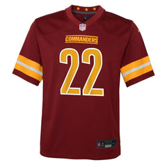 Jacory Croskey-Merritt Washington Commanders Youth Team Game Jersey - Burgundy online