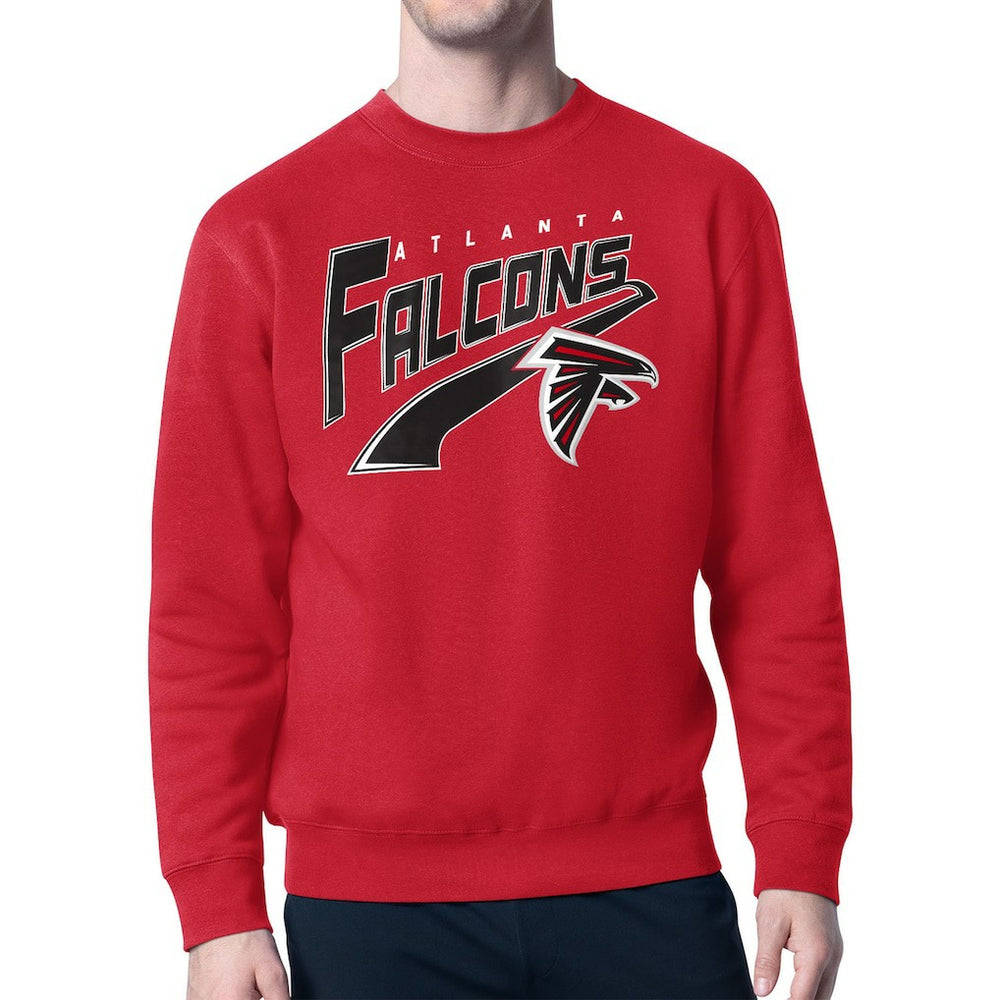 Atlanta Falcons Starter Modern Tailsweep Fleece Sweatshirt - Red on sale