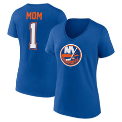 New York Islanders Women's Mother's Day V-Neck T-Shirt - Royal T-shirts