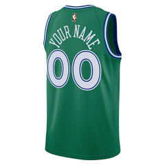 Dallas Mavericks Unisex Swingman Custom Jersey sale - Classic Editi- Green online
