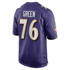 Kenyon Green Baltimore Ravens Team Game Jersey - Purple outlet