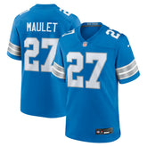 Arthur Maulet Detroit Lions Team Game Jersey - Blue on sale
