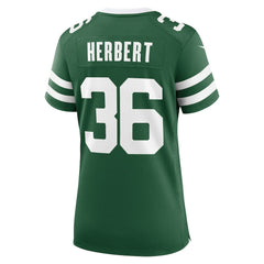 Khalil Herbert New York Jets Women's Team Game Jersey - Legacy Green on sale