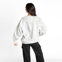 Denver Broncos Gameday Couture Women's Whiteout Oversized Premium Fleece Sweatshirt - Arctic Camo cheap