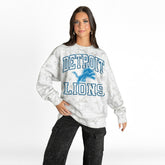 Detroit Lions Gameday Couture Women's Whiteout Oversized Premium Fleece Sweatshirt - Arctic Camo discount