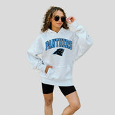 Carolina Panthers Gameday Couture Women's Fan Edition Premium Weight Hoodie - Ash outlet