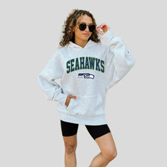 Seattle Seahawks Gameday Couture Women's Fan Edition Premium Weight Hoodie - Ash cheap