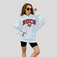 Tampa Bay Buccaneers Gameday Couture Women's Fan Edition Premium Weight Hoodie - Ash online
