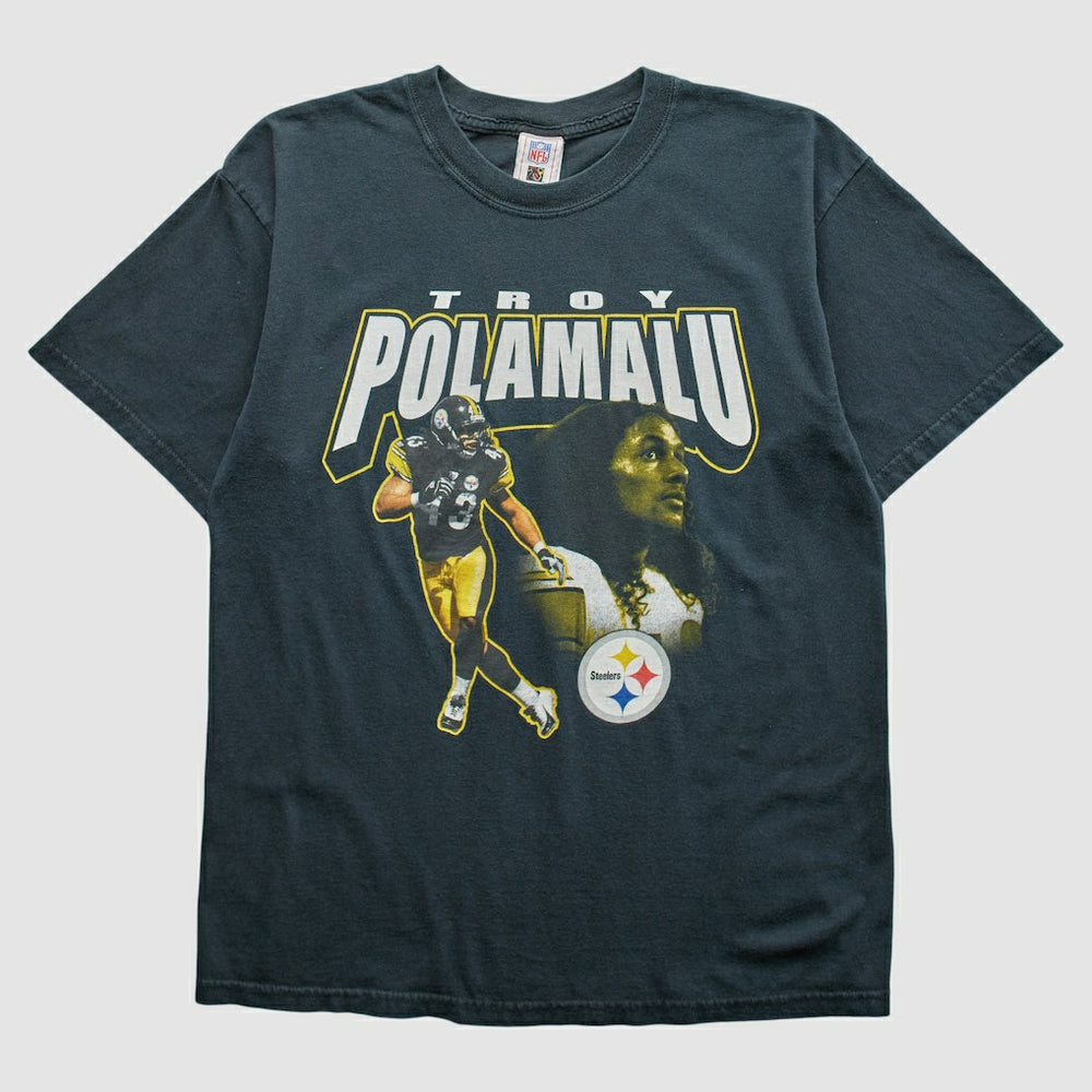 Pittsburgh Steelers NFL 2000s T-Shirt - Black Vintage for sale