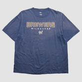 Milwaukee Brewers Lee Apparel 2007 T-Shirt Navy Vintage