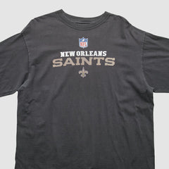 New Orleans Saints 2000s Long Sleeve T-Shirt - Black Vintage discount