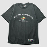 Baltimore Orioles Majestic 1999 T-Shirt Charcoal Vintage
