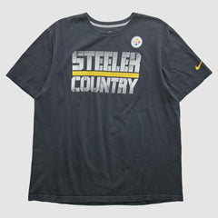 Pittsburgh Steelers 2010s T-Shirt - Black Vintage sale