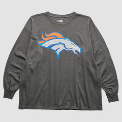Denver Broncos 2010s Long Sleeve T-Shirt - Dark Heather Gray Vintage outlet