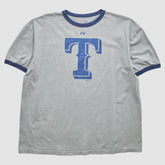 Texas Rangers Majestic 2010 T-Shirt Heather Gray Vintage