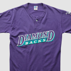 Arizona Diamondbacks Russell 2000s T-Shirt Purple Vintage