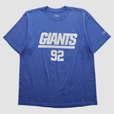 New York Giants Reebok 2000s T-Shirt - Blue Vintage outlet