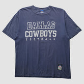 Dallas Cowboys Reebok 2000s T-Shirt - Navy Vintage for sale