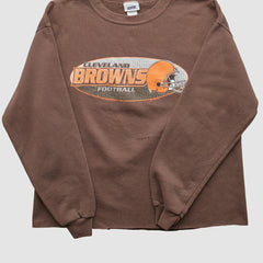 Cleveland Browns 2001 Pullover Sweatshirt - Brown Vintage outlet