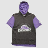 Colorado Rockies Starter 90s Pullover Sweatshirt Black Vintage