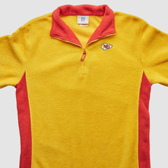 Kansas City Chiefs NFL 2000s 1/4 Zip Sweatshirt - Yellow Vintage sale