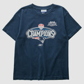 New England Patriots Reebok 2004 T-Shirt - Navy Vintage discount