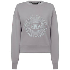 Montreal Canadiens Levelwear Women's Slate & Snow Sponge Tri-Blend Sweatshirt - Gray Sweatshirts