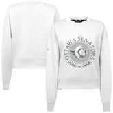Ottawa Senators Levelwear Women's Slate & Snow Sponge Tri-Blend Sweatshirt - White Sweatshirts