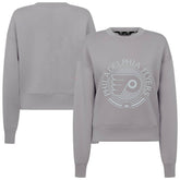 Philadelphia Flyers Levelwear Women's Slate & Snow Sponge Tri-Blend Sweatshirt - Gray Sweatshirts